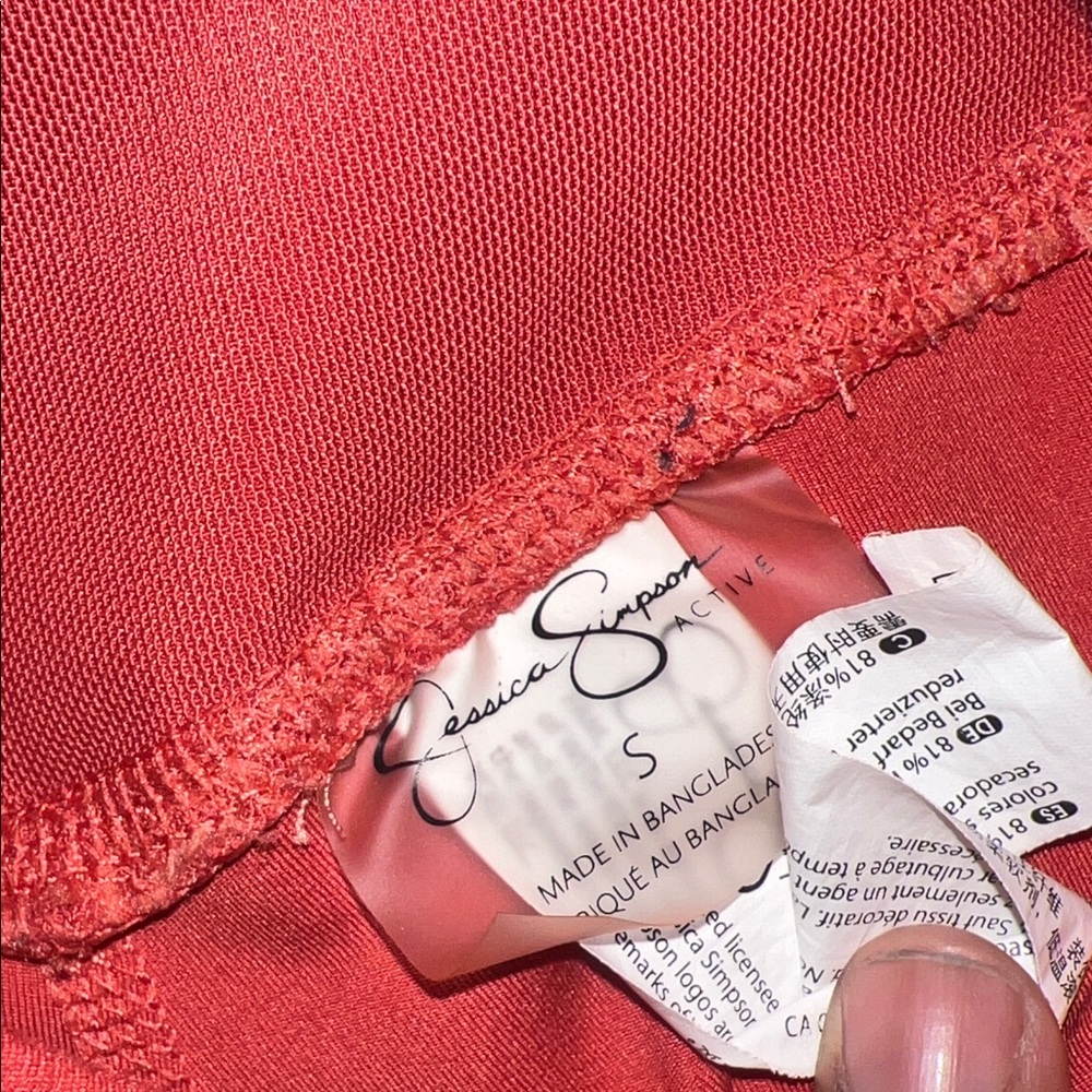 Jessica Simpson Active Coral Leggings - Picture 2 of 8